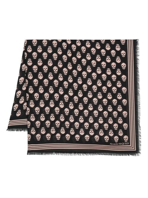 Biker skull-print scarf Alexander McQueen | 5909344418Q1072